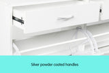 NNEDPE Shoe Cabinet Organizer Storage Rack 1200 x 240 x 920 - White