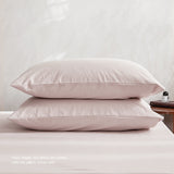 NNEDSZ   Washed Cotton Quilt Set Purple Queen