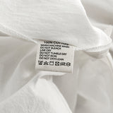 NNEDSZ   Washed Cotton Quilt Set White Queen