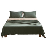 NNEDSZ Club Sheet Set Cotton Sheets Double Green Beige