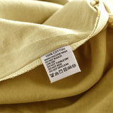 NNEDSZ   Washed Cotton Sheet Set Yellow