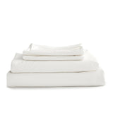NNEDSZ   Washed Cotton Sheet Set White King