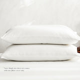 NNEDSZ   Washed Cotton Sheet Set Single White