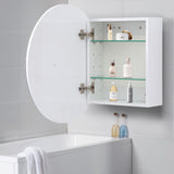 NNEDPE Bathroom Vanity Mirror Cabinet Storage Organiser
