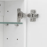 NNEDPE Bathroom Vanity Mirror Cabinet Storage Organiser