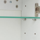 NNEDPE Bathroom Vanity Mirror Cabinet Storage Organiser