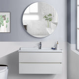 NNEDPE Bathroom Vanity Mirror Cabinet Storage Organiser