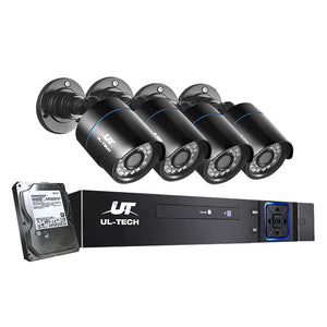 NNEDSZ 1080P 4 Channel HDMI CCTV Security Camera with 1TB Hard Drive
