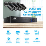 NNEDSZ 1080P 4 Channel HDMI CCTV Security Camera with 1TB Hard Drive
