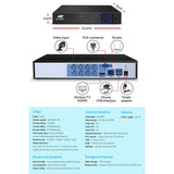NNEDSZ -CCTV Camera Home Security System 8CH DVR 1080P Cameras Outdoor Day Night
