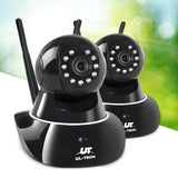 NNEDSZ Set of 2 1080P Wireless IP Cameras - Black