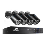 NNEDSZ -CCTV Security Camera System 4CH Super HD 5in1 DVR 2560 x 1920