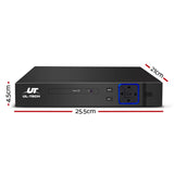 NNEDSZ -TECH5 IN 1 4CH DVR Video Recorder CCTV Security System HDMI 1080P