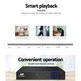 NNEDSZ -TECH5 IN 1 4CH DVR Video Recorder CCTV Security System HDMI 1080P