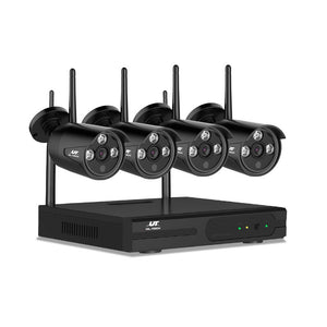 NNEDSZ -1080P 4CH Wireless Security Camera NVR Video