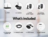 NNEDSZ -1080P 4CH Wireless Security Camera NVR Video