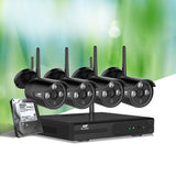 NNEDSZ - CCTV Wireless Security System 2TB 4CH NVR 1080P 4 Camera Sets