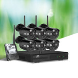 NNEDSZ -CCTV Wireless Security Camera System 8CH Home Outdoor WIFI 6 Bullet Cameras Kit 1TB