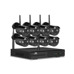 NNEDSZ -1080P 8CH Wireless Security Camera NVR Video