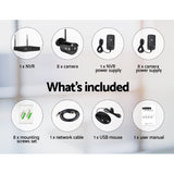 NNEDSZ -1080P 8CH Wireless Security Camera NVR Video