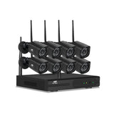 NNEDSZ 1080P 8CH NVR Wireless 8 Security Cameras Set