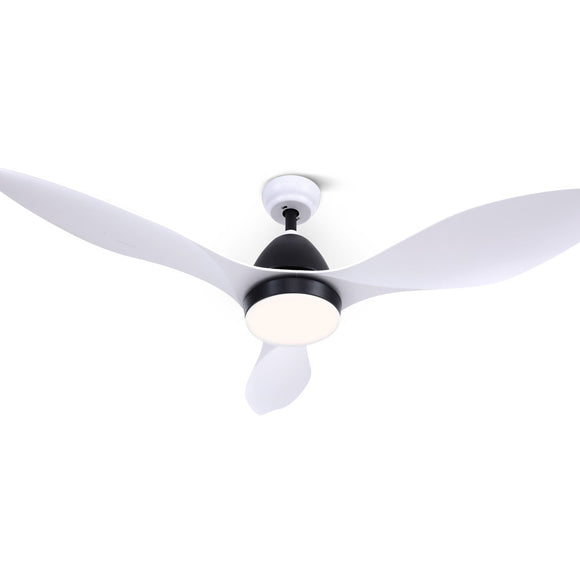 NNEDSZ Ceiling Fan Light Remote Control Ceiling Fans White 48'' 3 Blades