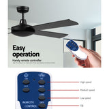 NNEDSZ 52 inch 1300mm Ceiling Fan 4 Wooden Blades with Remote Control Reversible Fans
