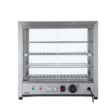 NNEDSZ Food Warmer Pie Hot Display Showcase Cabinet Stainless Steel