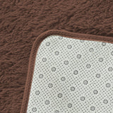 NNEDPE New Designer Shaggy Floor Confetti Rug Coffee 80x120cm