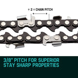 NNEMB FREE SHIP-12 Tru-Sharp Chainsaw Chain for Pole Tools