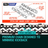NNEMB FREE SHIP-12 Tru-Sharp Chainsaw Chain for Pole Tools