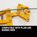 NNEMB Wire fencing Strainer Fence Repair Tool Plain & Barbed Chain Tensioner