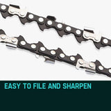 NNEMB 2 X 16 Chainsaw Chain 16in Bar Replacement Suits SX38 38CC Saws