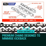 NNEMB 2X 18 Tru-Sharp Chainsaw Chain