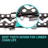NNEMB 2 X 20CHAINSAW CHAIN 20in Bar Replacement Suits 62cc 66cc Saws