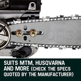 NNEMB 2 x 22 Chainsaw Chain 22 Inch Bar Replacement 0.325 .058 86DL