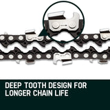 NNEMB 2 x 22 Chainsaw Chain 22 Inch Bar Replacement 0.325 .058 86DL