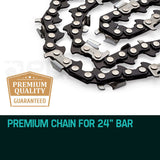 NNEMB 24 84 Link Premium Tru-Sharp Chainsaw Chain