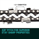 NNEMB 24 84 Link Premium Tru-Sharp Chainsaw Chain