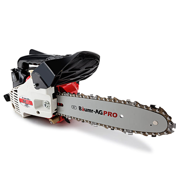 NNEMB 25CC Petrol Chainsaw Arborist 10 Bar E-Start Tree Pruning Garden Chain Saw