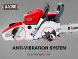 NNEMB 45CC Petrol Chainsaw Commercial 18 Bar Chain Saw E-Start Garden Pruning