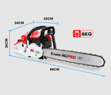 NNEMB 52cc 20 Bar E-Start Commercial Petrol Chainsaw SX52