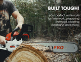 NNEMB 62CC Petrol Commercial Chainsaw 20 Bar E-Start Pruning Chain Saw