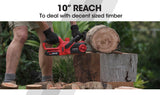 NNEMB 20V 10 Bar Cordless Chainsaw Lithium-Ion Electric Pruner Oregon Garden