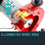 NNEMB 350W 3000RPM Commercial Electric Chainsaw Sharpener and Grinder-Bonus Grinding Wheel