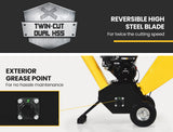 NNEMB 8HP 208cc Petrol Wood Chipper Mulcher
