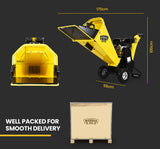 NNEMB 8HP 208cc Petrol Wood Chipper Mulcher