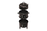 NNEKG Charmate Lawson Junior Charcoal Smoker & BBQ