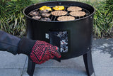 NNEKG Charmate Lawson Junior Charcoal Smoker & BBQ