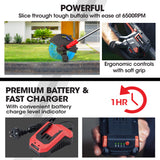 NNEMB Whipper Snipper and Leaf Blower Combo Kit-with 20V SYNC Battery and Charger